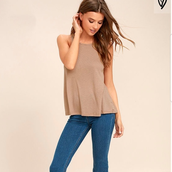 Free people sleeveless tee size small - Picture 1 of 8